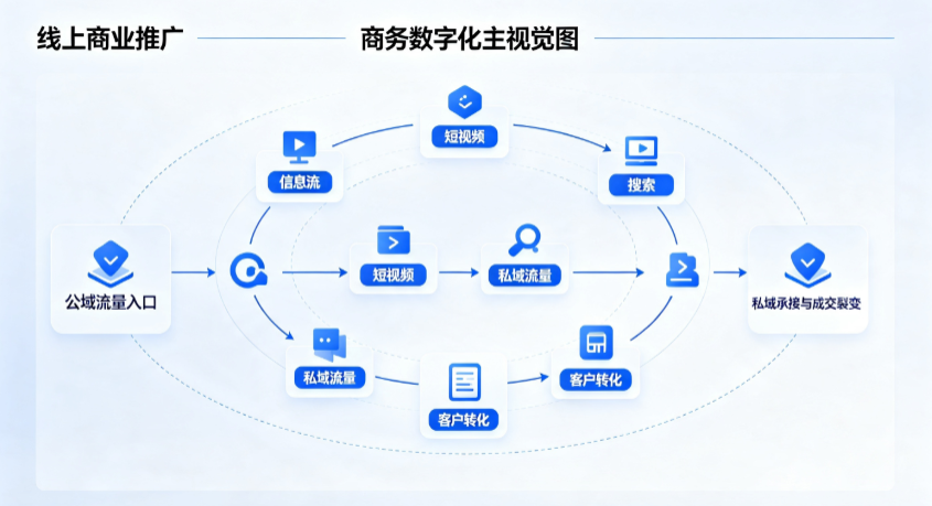 柯城区线上商业推广怎么做？全域流量闭环搭建与低成本转化实战指南