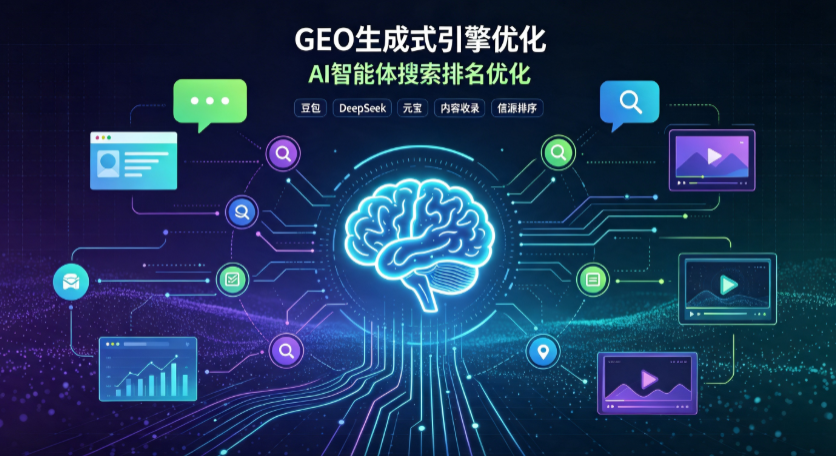 柯城区GEO 浪潮来袭：生成式引擎优化崛起，创作者争抢豆包、DeepSeek、元宝智能体流量入口